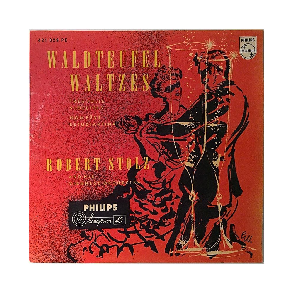 Stolz Robert and his Viennese Orchestra : Walteufel Waltzes EP - begagnad singelskiva