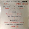 Gigli Galli-Curci De Luca Homer Bada Pinza : Verdi / Donizetti - second hand single