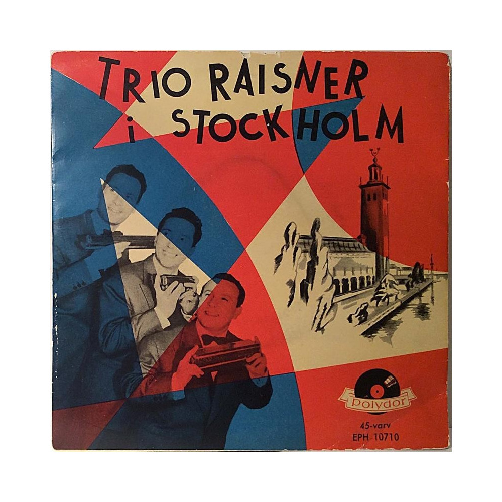 Trio Raisner : I Stockholm EP - begagnad singelskiva