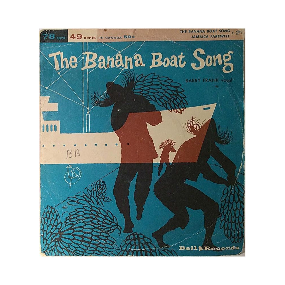 Frank Barry : The Banana Boat Song / Jamaica Farewell - begagnad singelskiva