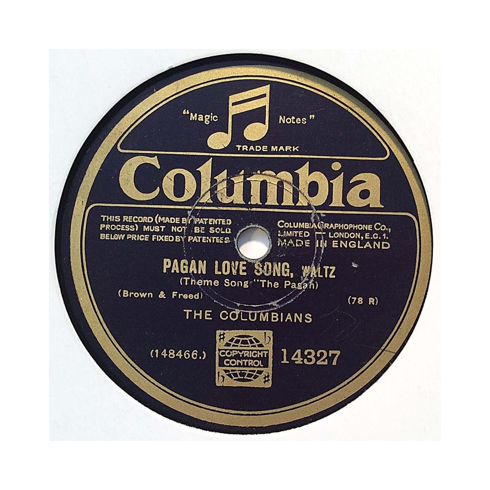 Columbians : Pagan love song / Christina - stenkaka 78-varvare