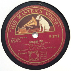 Jones Allan : Donkey Serenade / Giannina Mia - shellac 78 rpm record