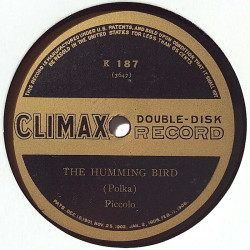 Piccolo : The Turtle Dove / Humming Bird - shellac 78 rpm record