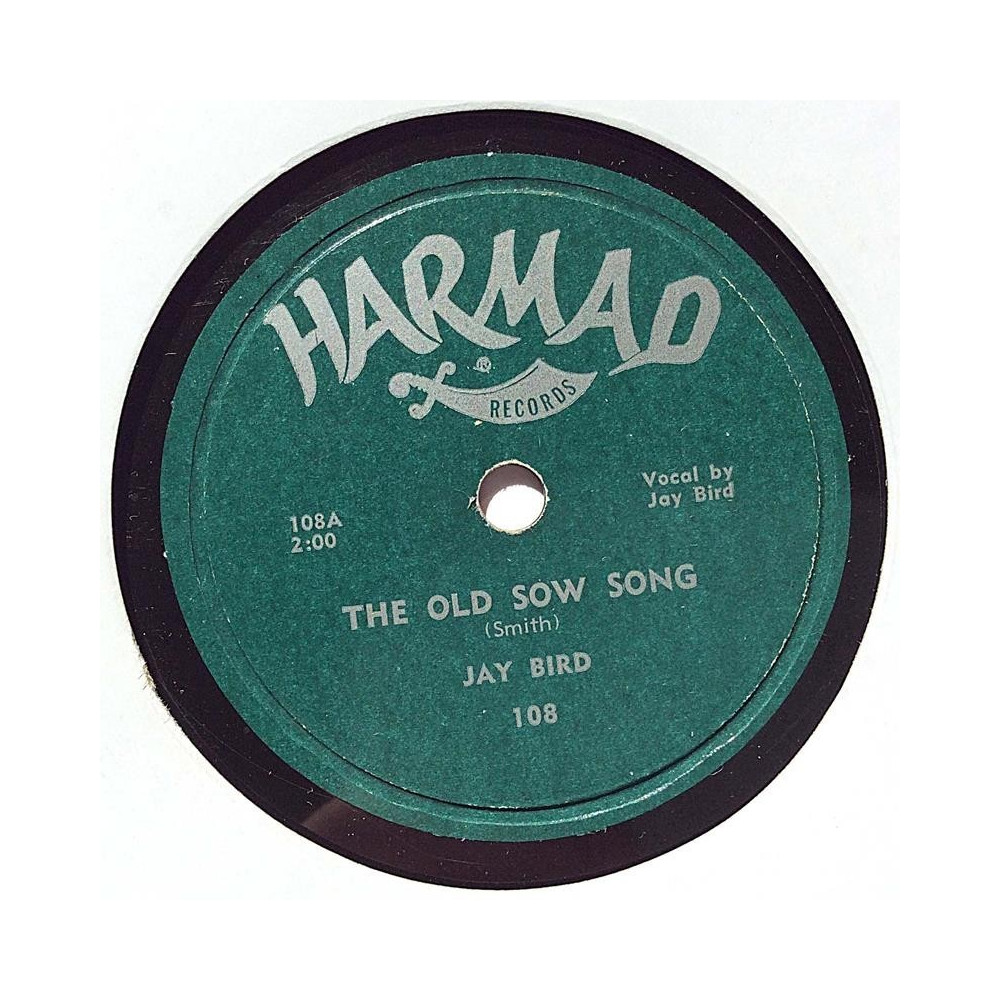 Jay Bird : The old sow song / A bird in the sky - shellac 78 rpm record