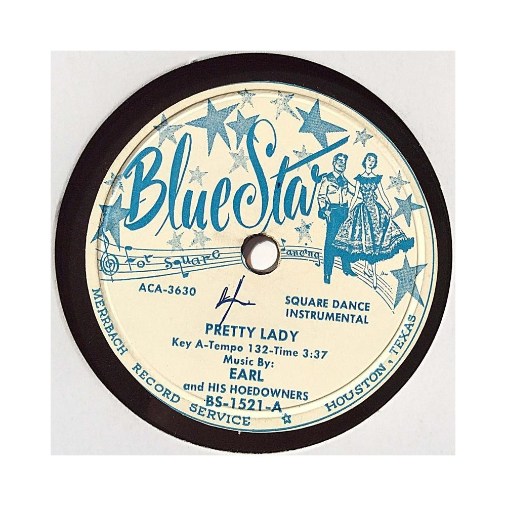Earl : Pretty Lady / Earl’s Hoedown - shellac 78 rpm record