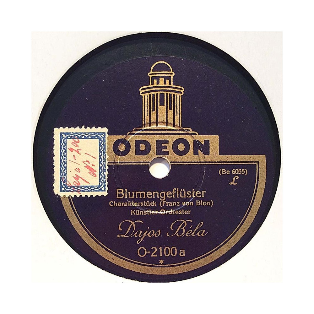 Bela Dajos : Blumengeflüster / Rose-Mousse-Moosröschen - shellac 78 rpm record
