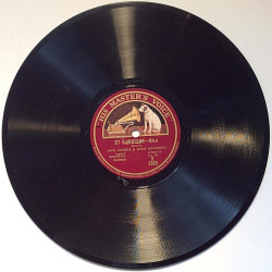 Harris Jack and Hans Orkester : Wenn die Puszta Schweigt / Et Kjaertegn - shellac 78 rpm record