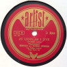 Reinhold och Gunnar Svensson : Love / As long as I live - shellac 78 rpm record