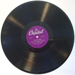 Sharkey & his Kings of Dixieland: Solo mio stomp / In the Mood  kansi paperikansi/muovitasku levy VG+ savikiekko gramofonilevy