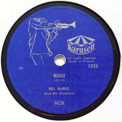 Harris Bill and his Orchestra : Bijou / Poogerini - stenkaka 78-varvare