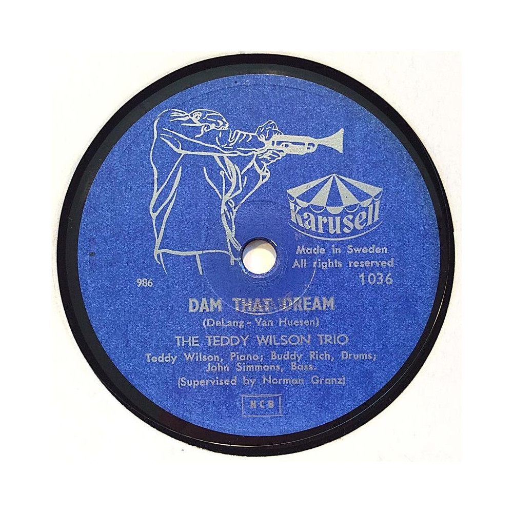 Wilson Teddy Trio : Dam that dream / Oh, lady be good! - stenkaka 78-varvare