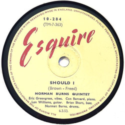 Burns Norman Quintet : Should I / Everything I have is yours - shellac 78 rpm record