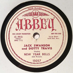 Swanson Jack : Take your tears / New year bells - shellac 78 rpm record