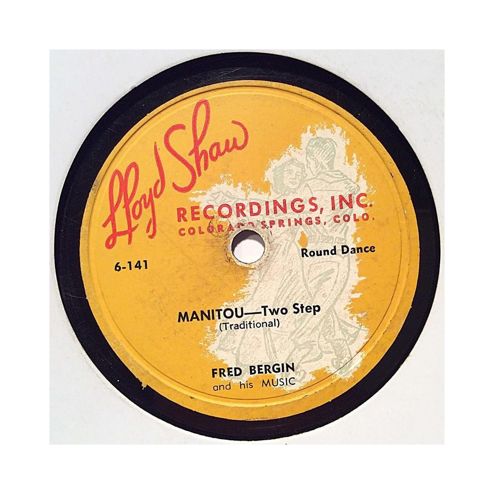 Bergin Fred : Manitou two step / Moon Winks three step - shellac 78 rpm record