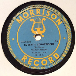 Western Rangers : Winter Wedding / Robert’s Schottische - shellac 78 rpm record