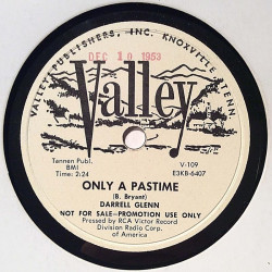 Glenn Darrel : I think I’m falling in love with you / Only a pastime - stenkaka 78-varvare