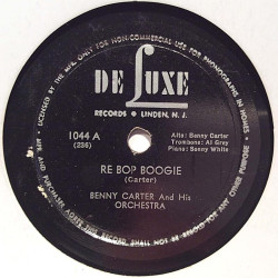 Carter Benny and his Orchestra : Re Bop Boogie / Mexican Hat Dance - shellac 78 rpm record