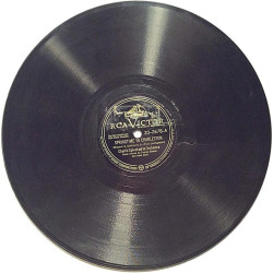 Spivak Charlie and his Orchestra : Springtime in charleston / One raindrop doesn’t make a shower - shellac 78 rpm record