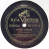 Hawkins Erskine and his Orchestra : After Hours / It’s full or it ain’t no good - shellac 78 rpm record