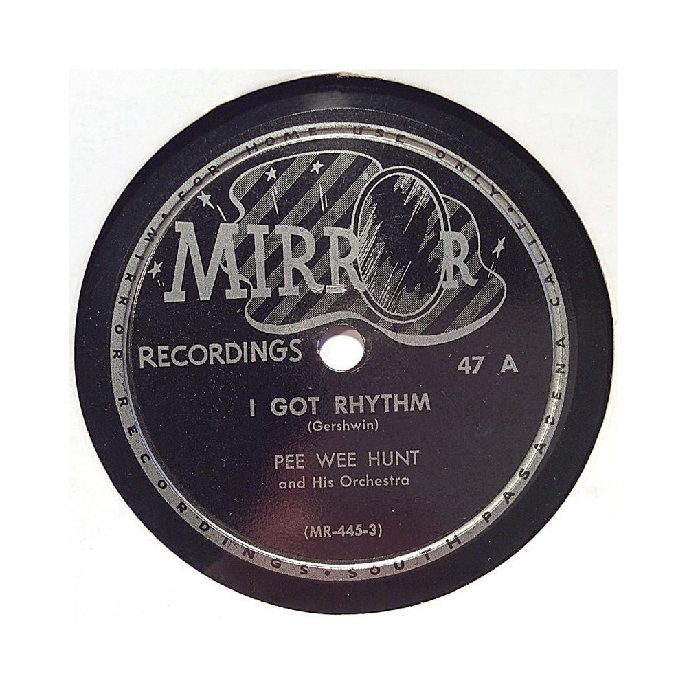 Hunt Bee Wee : I Got Rhythm / Breacher and the Bear - shellac 78 rpm record