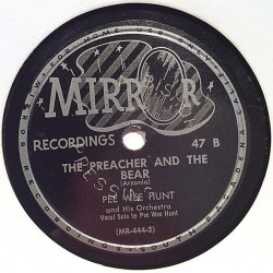 Hunt Bee Wee : I Got Rhythm / Breacher and the Bear - shellac 78 rpm record