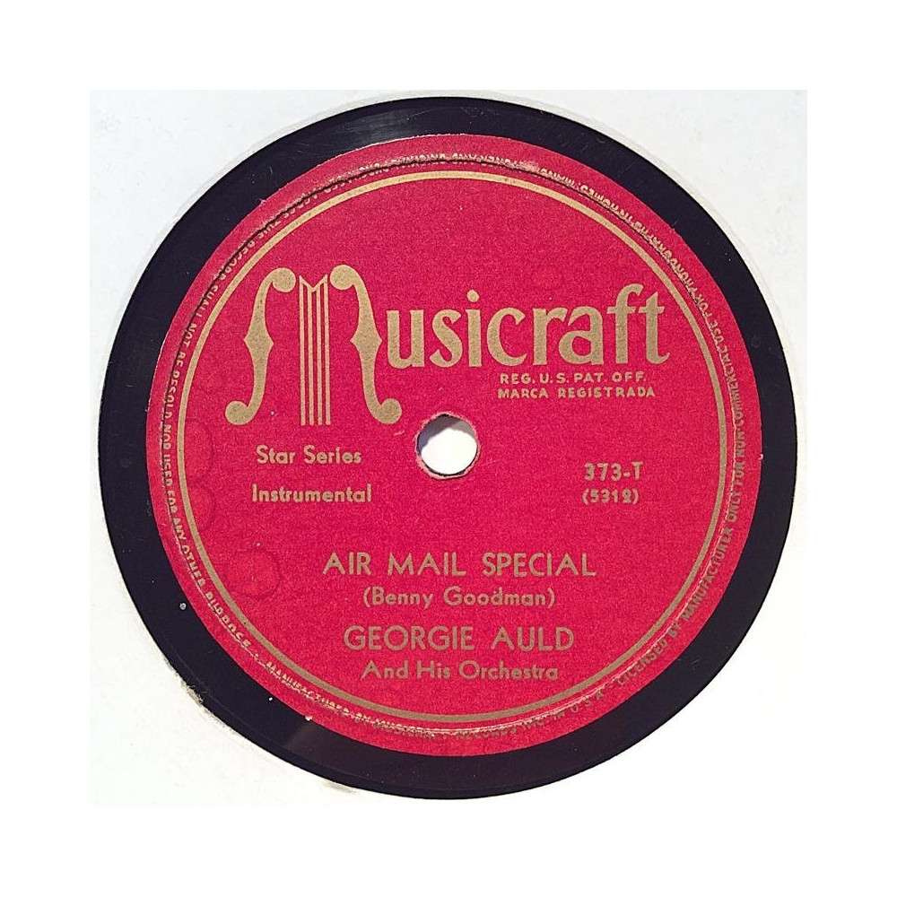 Auld Georgie : Air Mail Special / Honey - shellac 78 rpm record