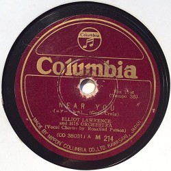 Lawrence Elliot and his Orchestra : Near You / Beg Your Pardon - stenkaka 78-varvare