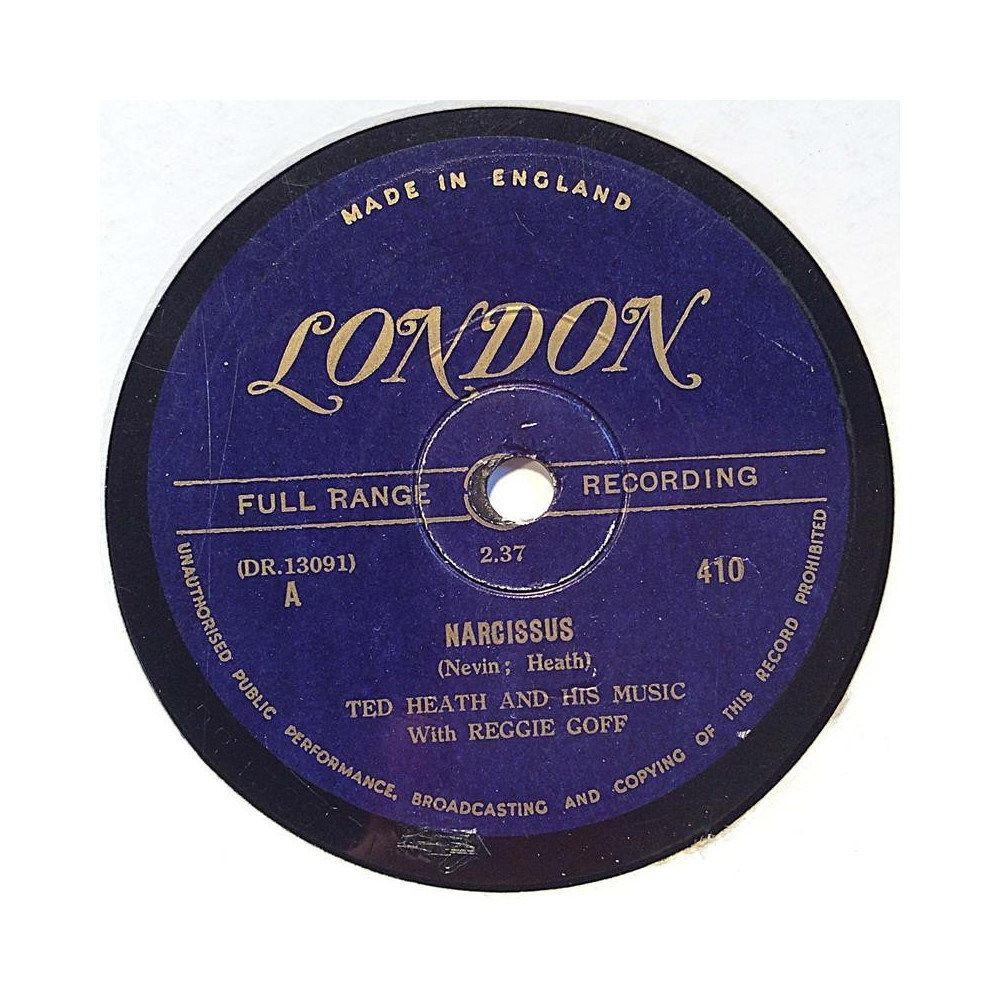 Heath Ted and his music : Narcissus / Harlem Nocturne - stenkaka 78-varvare