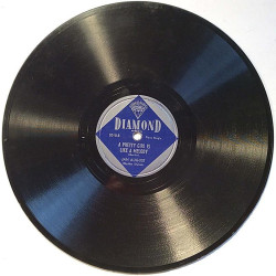 August Jan : Tea For Two / A pretty girl is like a melody - shellac 78 rpm record