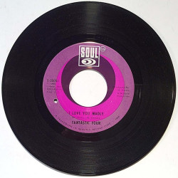 Fantastic Four: I Love You Madly / instrumental - käytetty vinyylisingle EX-