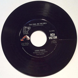 Fisher Eddie: The fool on the hill / Sunny - käytetty vinyylisingle EX-
