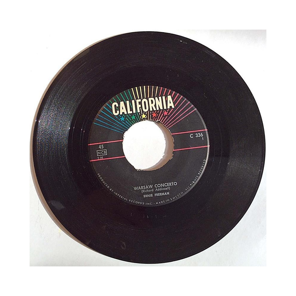 Freeman Ernie : Warsaw concerto / Theme from return to Peyton Place - second hand single