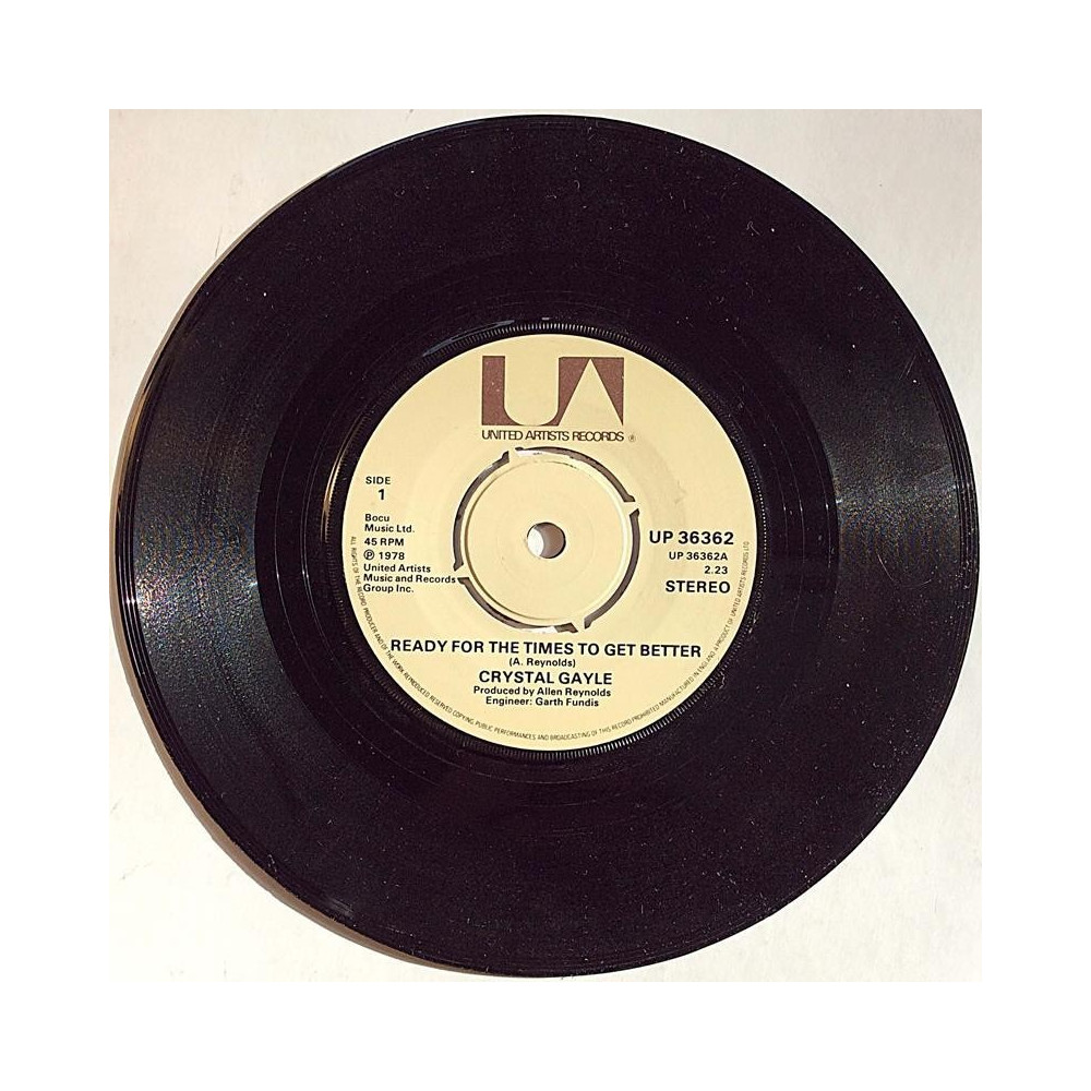 Gayle Crystal: Ready for the times to get better / Beyond you - käytetty vinyylisingle VG+