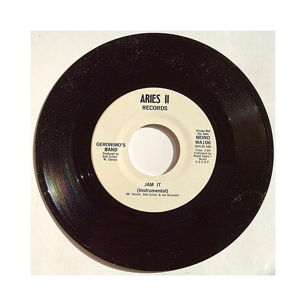 Geronimo’s Band : Jam it stereo / Jam it mono - second hand single