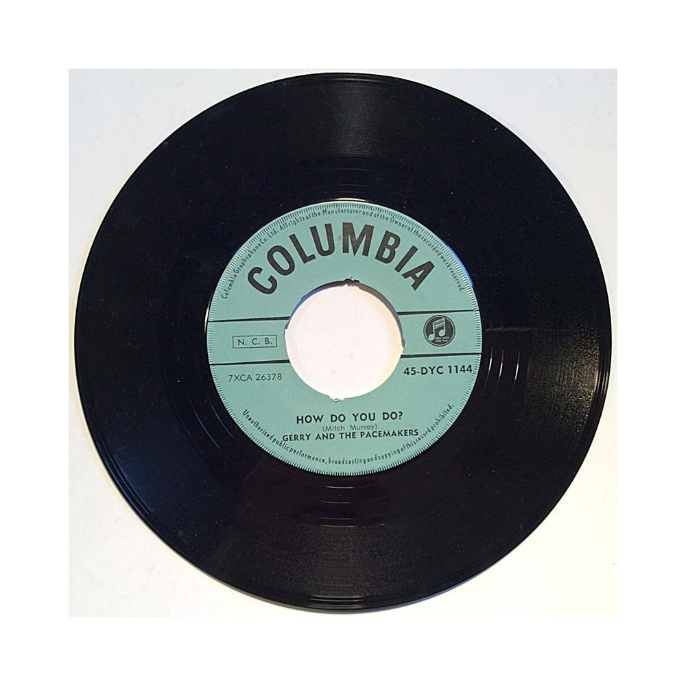 Gerry and the Pacemakers: How do you do? / Away from you - käytetty vinyylisingle EX-