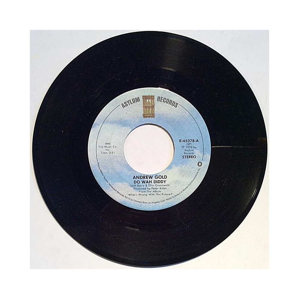 Gold Andrew : Do wah diddy / Angel woman - second hand single