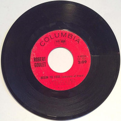 Goulet Robert : I never got to Paris / Begin to love - begagnad singelskiva