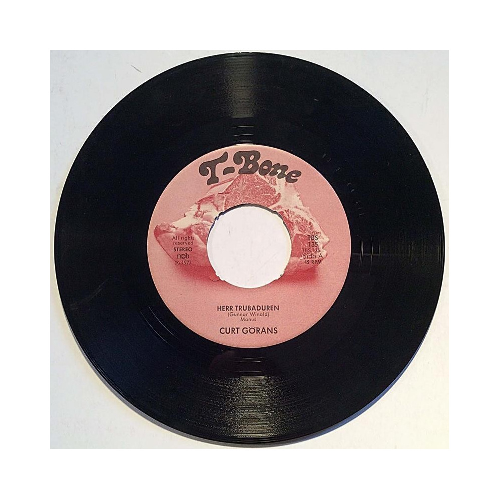 Görans Curt: Herr Trubaduren / Mr Love - käytetty vinyylisingle VG+