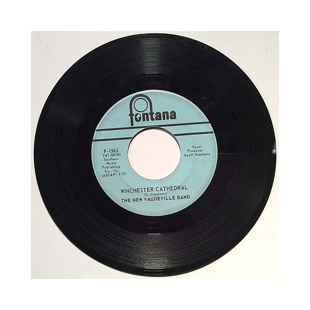 New Vaudeville Band: Winchester Cathedral / Wait for me baby - käytetty vinyylisingle VG+