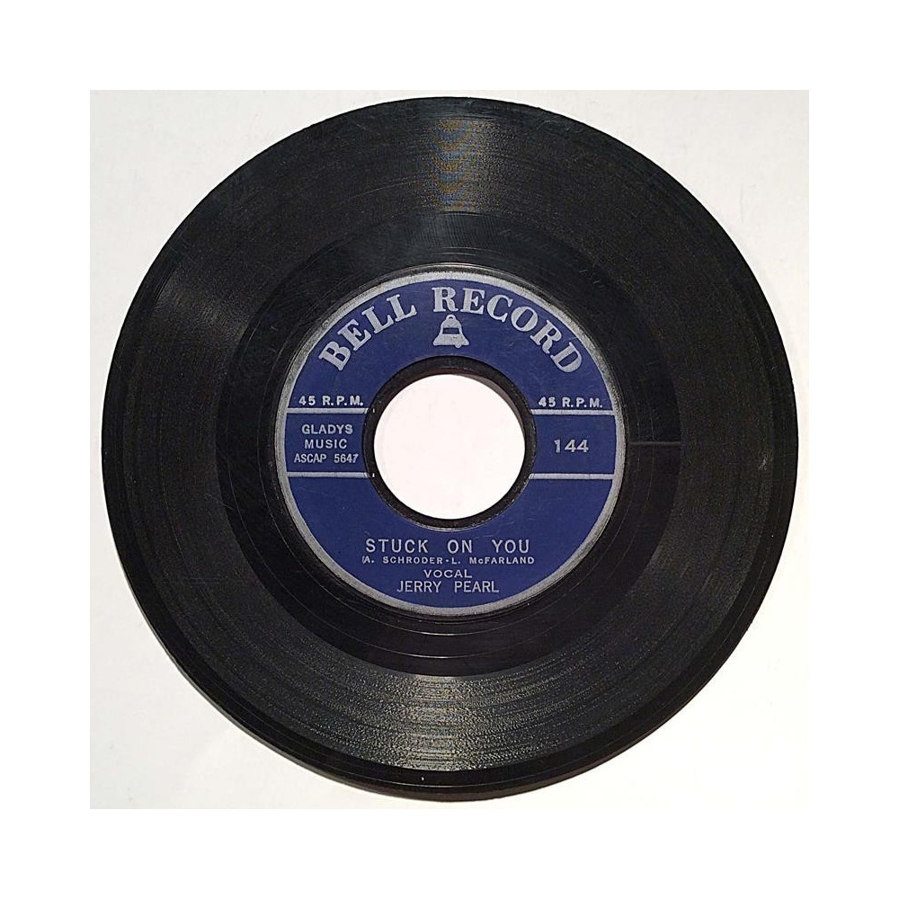 Pearl Jerry / Eddy & the Ringos : Stuck on you / When you wish upon a star - begagnad singelskiva