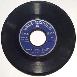 Pearl Jerry / Eddy & the Ringos : Stuck on you / When you wish upon a star - begagnad singelskiva