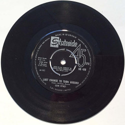 Pitney Gene : Looking thru the eyes of love / Last change to turn around - begagnad singelskiva