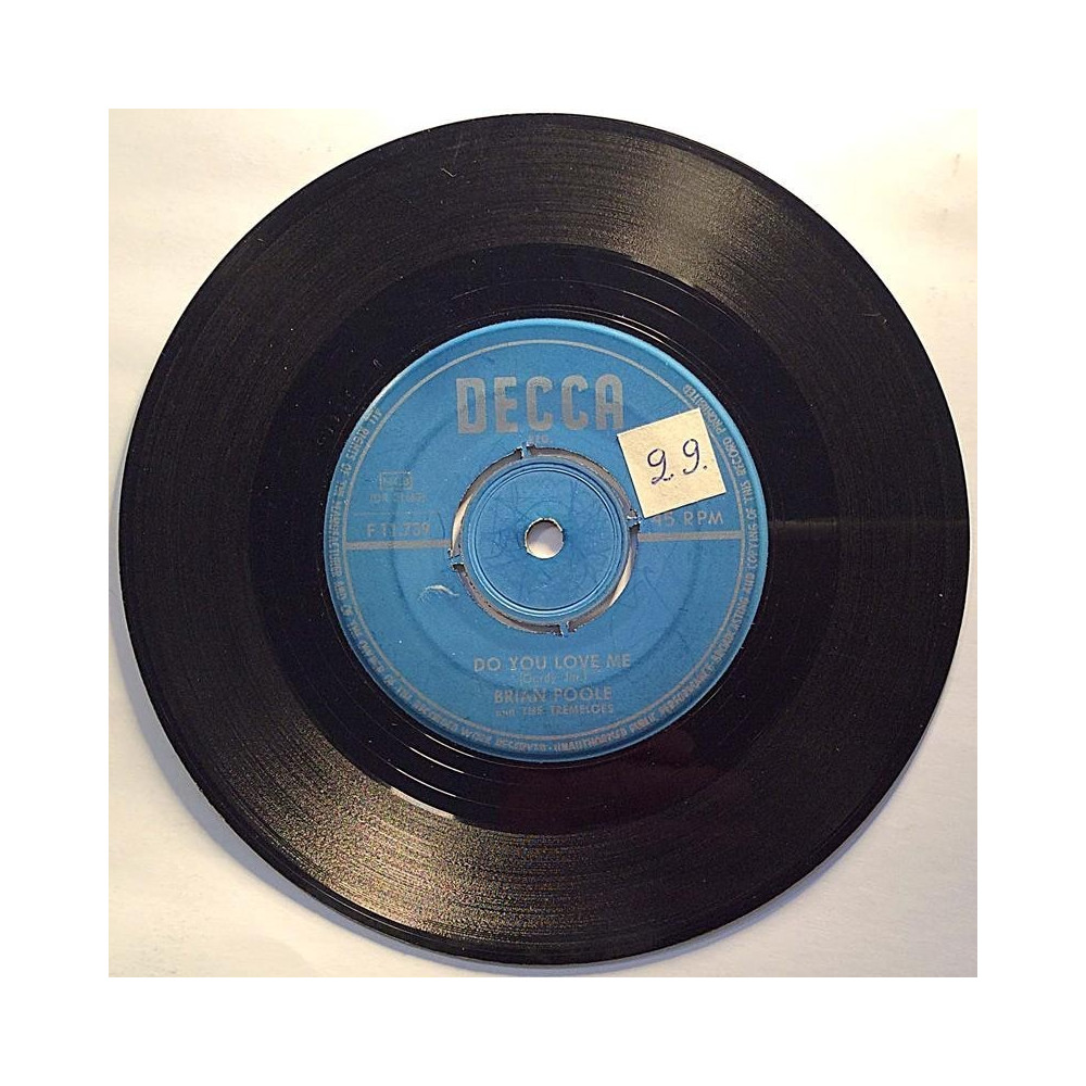 Poole Brian and the Tremeloes : Do you love me / Why can’t you love me - begagnad singelskiva