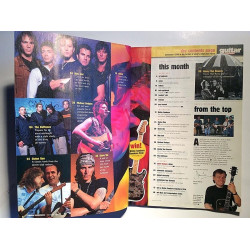 Guitar Techniques 1998 11Status Quo,Bon Jovi,Steve Vai musiikkilehti