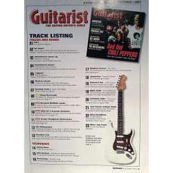 Guitarist 1997 10 Hellecasters,Red Hot Chili Peppers musiikkilehti