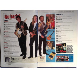 Guitarist 1997 10 Hellecasters,Red Hot Chili Peppers musiikkilehti