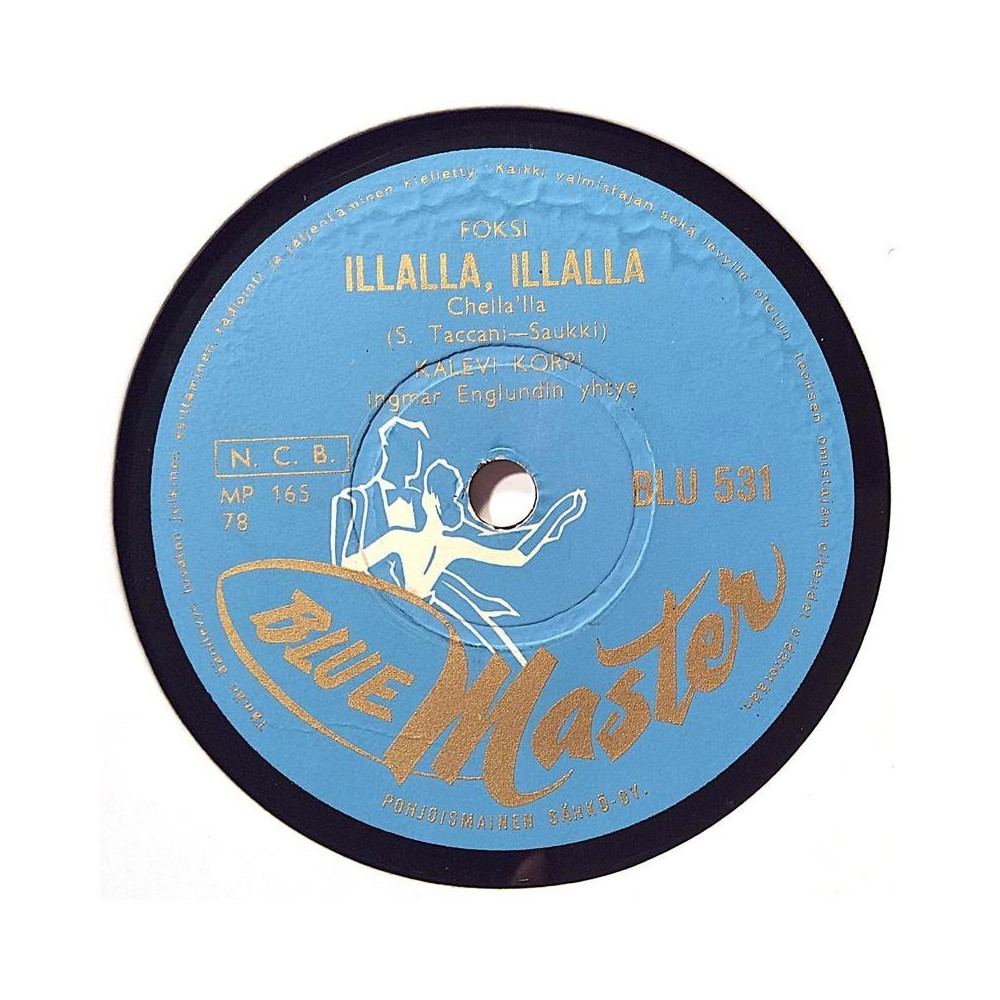 Korpi Kalevi : Illalla, illalla / Lumous - shellac 78 rpm record