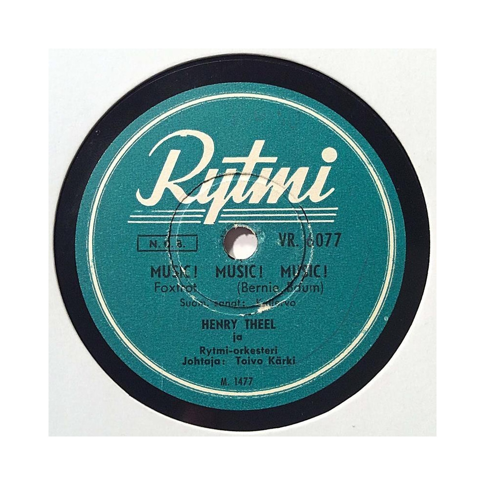 Theel Henry : Musici musici musici / Kolme kelloa - stenkaka 78-varvare