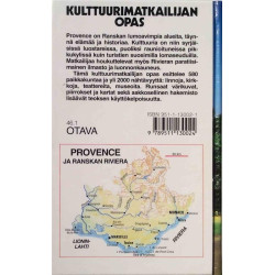 Provence ja Ranskan Riviera: Kulttuurimatkailijan opas  kansi EX sisäsivut EX Käytetty kirja