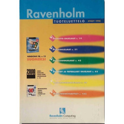 Ravenholm: Tuoteluettelo syksy 1998  kansi EX sisäsivut EX Käytetty kirja